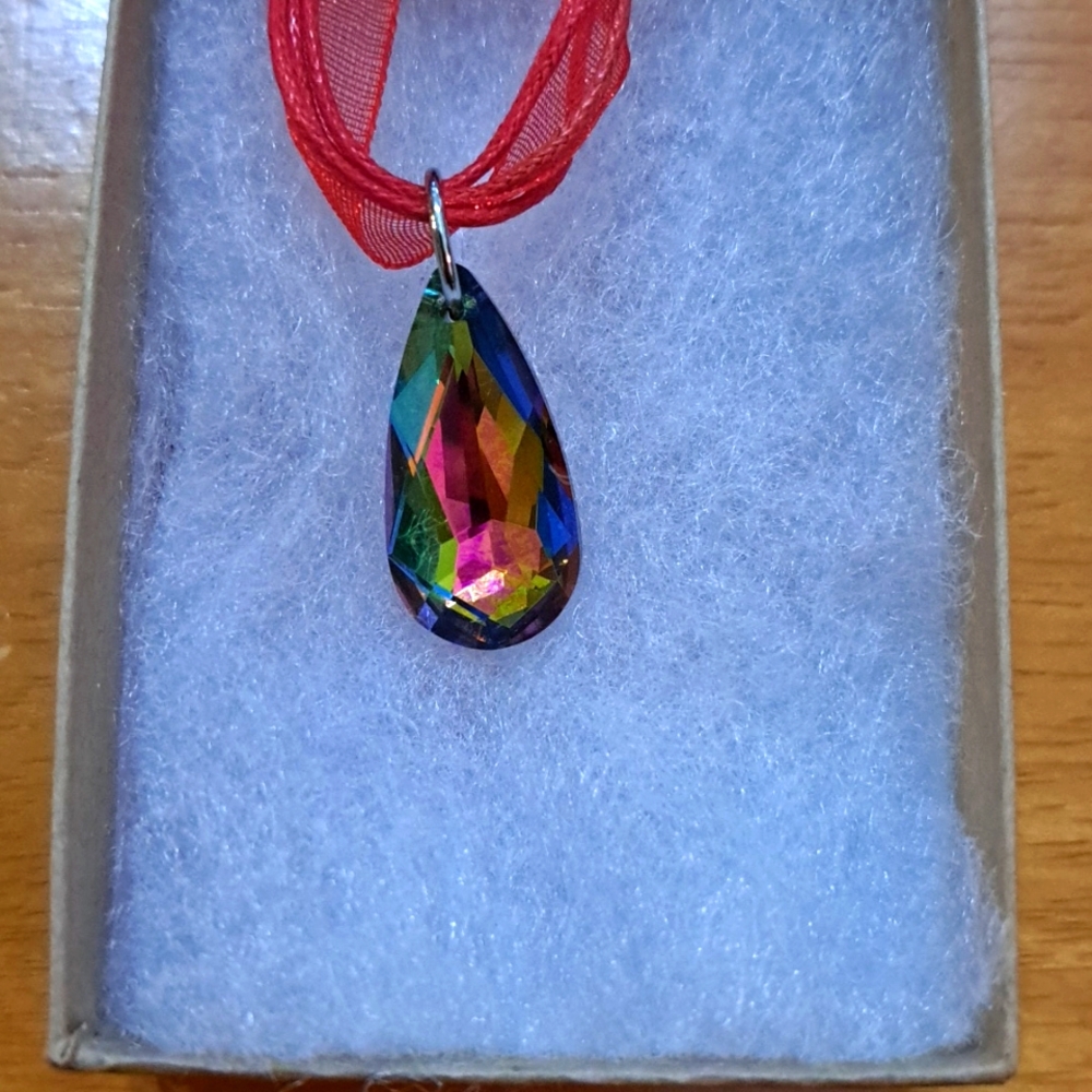 🔥CLEARANCE! Fire Garden Crystal Marquise Necklace